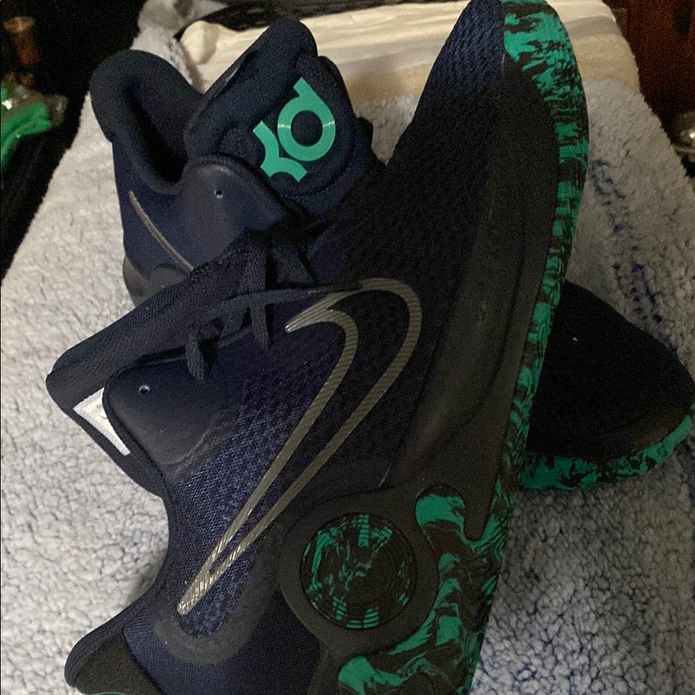 Nike Kids Blue and Green Athletic Shoes